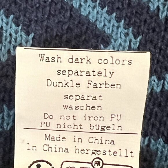 PJ Paul Jones Blue Quarter Zip Sweater Size Large New NWT - Picture 9 of 10